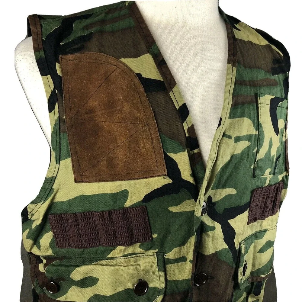 Caliber Sportsman Apparel Camouglage Gamebag Hunting Shooting‎ Vest Men's Medium